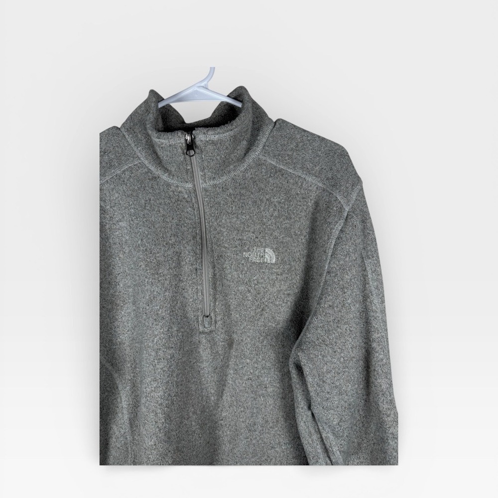 The North Face Men's Zip-Up Gray Sweater